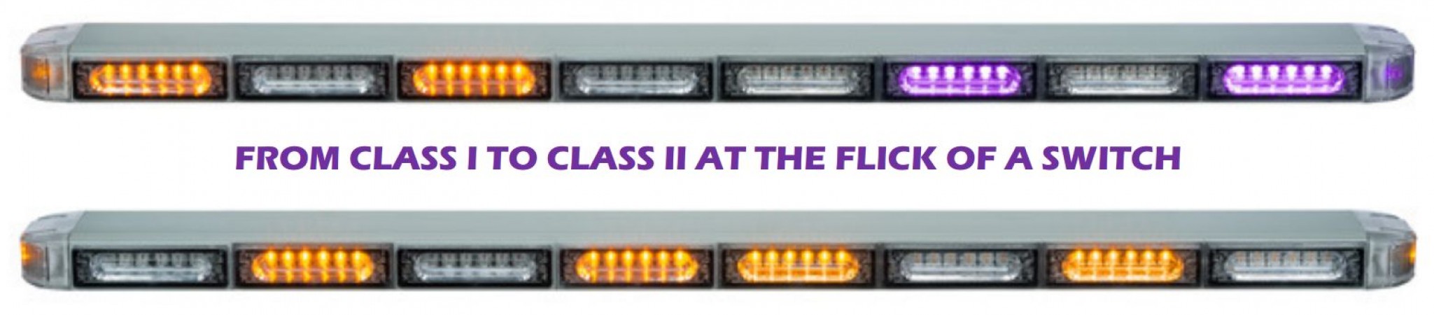 S-Line LED Pilot bar - Class 1 and 2 (1280mm)