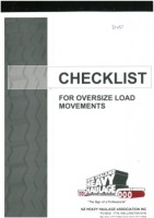 Oversize Load Pilot Checklist (A4 size) image