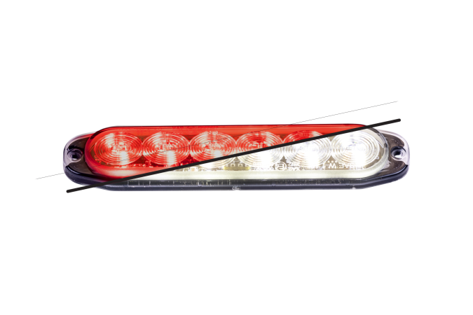 Commander Grill Light Dual Colour Red / White 12-24v