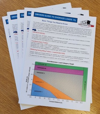 Drivers Guide to Oversize Load V5 (Pack of 5) image