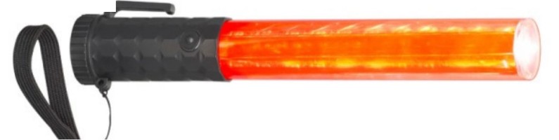 Traffic Control Baton - Red 260mm  image