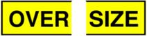 Oversize Sign - Retroreflective - Split image