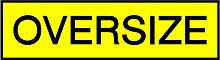 Oversize Sign - Retroreflective image